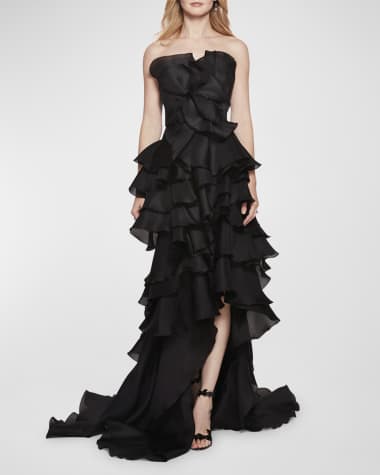 Neiman marcus black evening gowns on sale