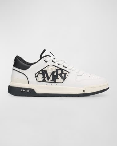 Amiri Men's Classic Leather Logo Low-Top Sneakers