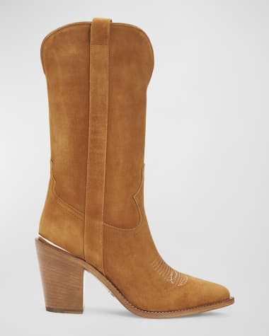 Partlow Leigh Anne Suede Western Boots