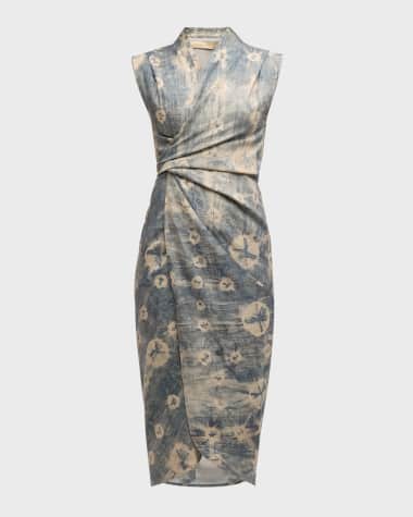 JBQ Alivia Shibori Wrap Dress