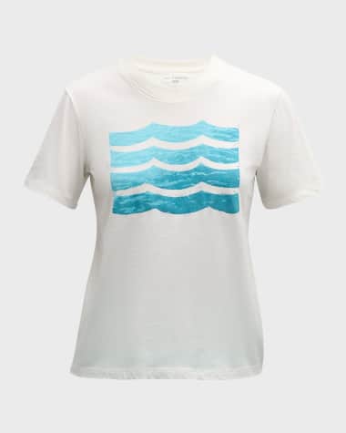 Sol Angeles Baltic Sea Waves Crewneck T-Shirt