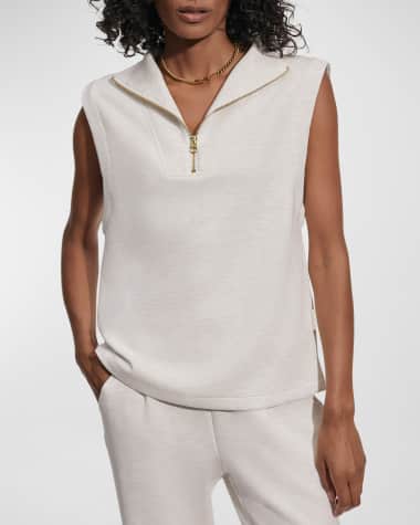 Varley Magnolia Half-Zip Tank Top