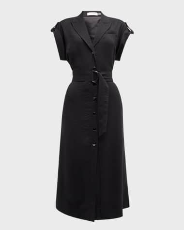 Ramy Brook Celia Belted Midi Shirtdress