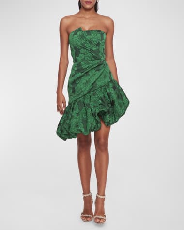 Neiman marcus best sale emerald green dress
