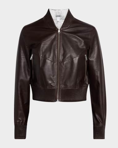 LaMarque Kordella Reversible Leather Bomber Jacket