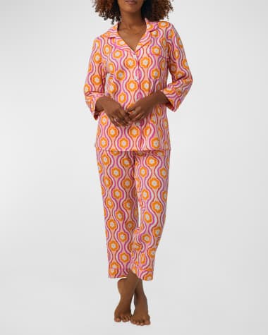BedHead Pajamas Printed Cotton Jersey Pajama Set