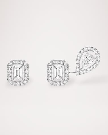 Messika MY TWIN 18K WHITE GOLD DIAMOND EARRINGS