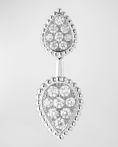 Boucheron Serpent Boheme 18K White Gold Diamond Single Earring
