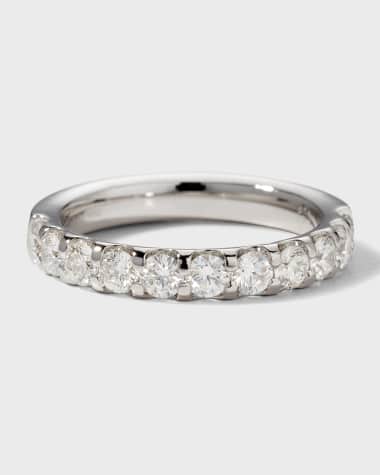 Memoire Platinum Diamond Band, Size 6.5, 1.00-1.12tcw