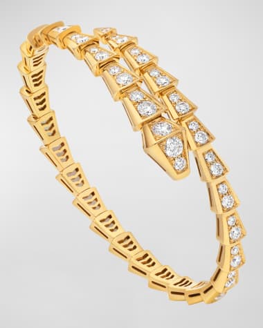 BVLGARI Serpenti 18K Yellow Gold Diamond Bracelet
