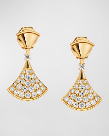 BVLGARI Divas Dream 18k Yellow Gold Diamond Earrings