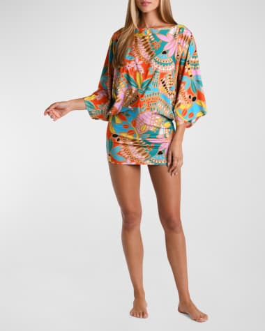 Lucky Brand Lucky Garden Dress Swim Cover-Up