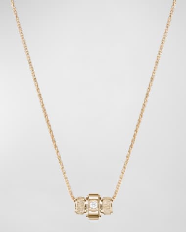PIAGET Possession Palace 18K Rose Gold Diamond Pendant Necklace
