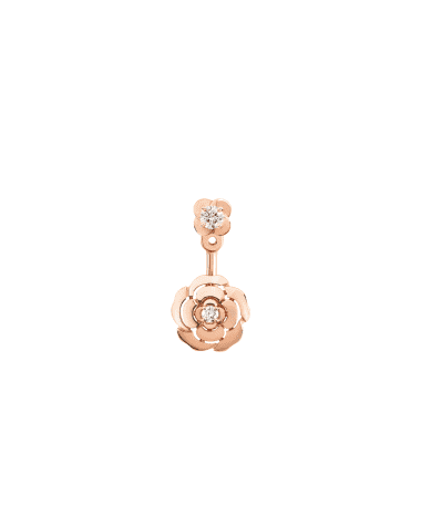 CHANEL EXTRAIT DE CAMELIA SINGLE EARRING