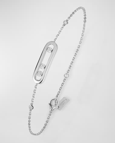 Messika BABY MOVE 18K WHITE GOLD DIAMOND BRACELET