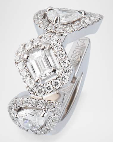 Messika MY TWIN 18K WHITE GOLD SINGLE CLIP-ON EARRING
