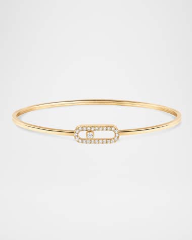 Messika MOVE UNO 18K YELLOW GOLD FREE-MOVING DIAMOND BRACELET