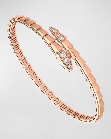 BVLGARI Serpenti Viper Diamond Bracelet in 18K Rose Gold