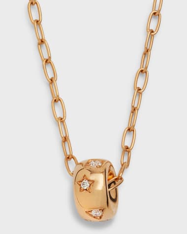 Pomellato 18K Rose Gold Iconica Necklace with Ring Pendant