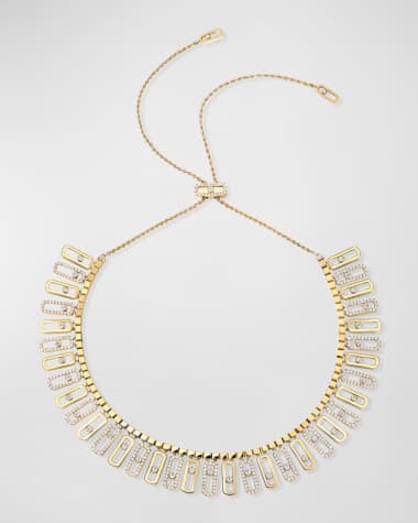 Messika Move Icon Necklace in 18K Yellow Gold