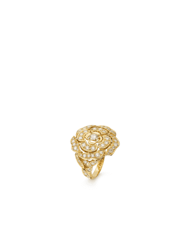 CHANEL BOUTON DE CAMELIA RING