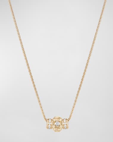 PIAGET Possession Decor Palace 18K Rose Gold Pendant Diamond Necklace