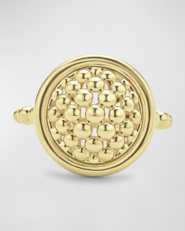 LAGOS Covet 18k Gold Circle Band Ring, Size 7