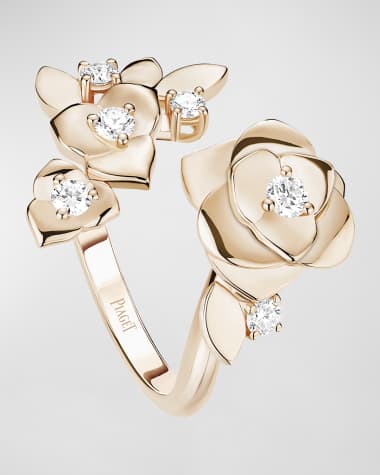 PIAGET Rose 18k Rose Gold Diamond Ring