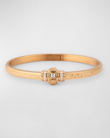 PIAGET Possession Decor Palace 18K Rose Gold Bangle with Diamonds