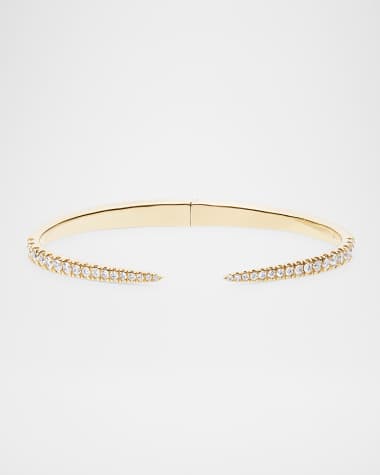 LANA Flawless Graduating Diamond Hinge Bangle Bracelet