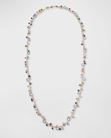 Marco Bicego 18K Yellow Gold Single-Strand Topaz Paradise Long Necklace, 36"L
