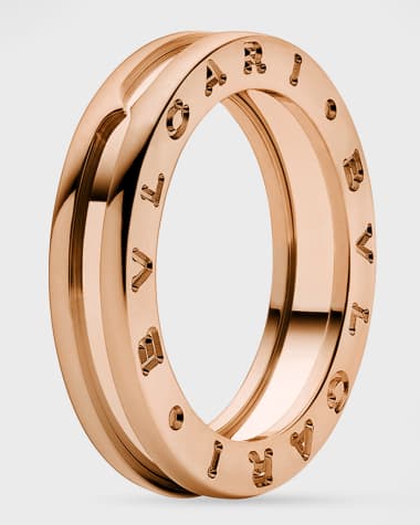 BVLGARI B.Zero1 Rose Gold 1-Band Ring, Size 62