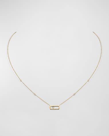 Messika Move Uno 18K Yellow Gold Diamond Necklace