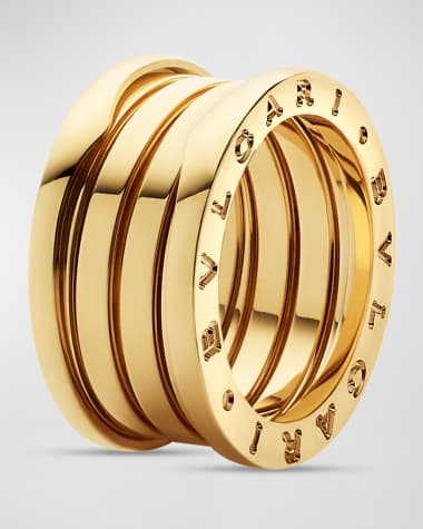 BVLGARI B.Zero1 18K Yellow Gold 4-Band Ring
