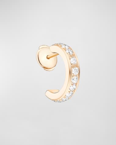 PIAGET Possession 18K Rose Gold Diamond Single Earring