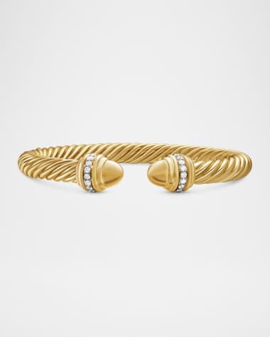 David Yurman 7mm Cable Bracelet in 18K Gold