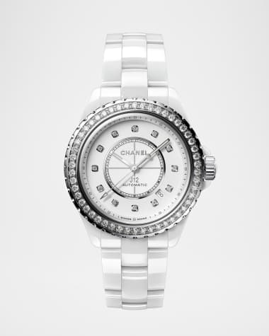CHANEL J12 DIAMOND BEZEL WATCH CALIBER 12.1