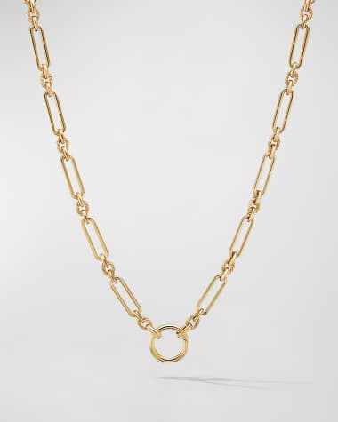 David Yurman Lexington Chain Necklace in 18K Gold, 4.5mm, 17"L