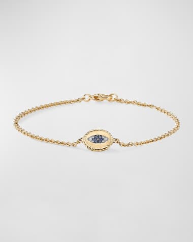 David Yurman Evil Eye Charm Bracelet