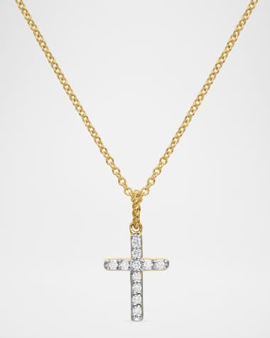 David yurman small cross necklace hotsell