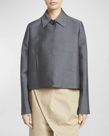 Loewe Collared Wool-Blend Jacket
