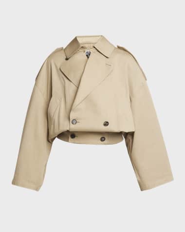 Loewe Cropped Trench Jacket