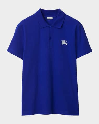 Burberry Men's Pique Logo Polo Shirt