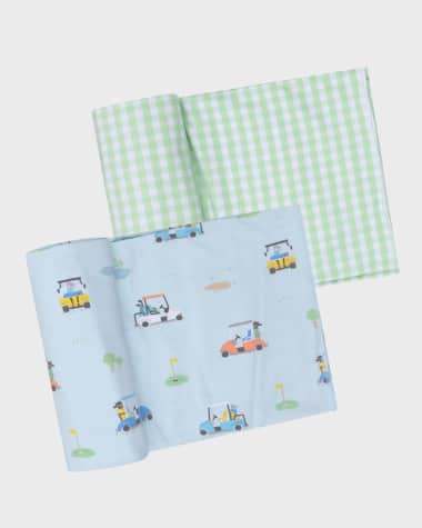 Angel Dear Boy's Golf 2-Piece Blanket Set