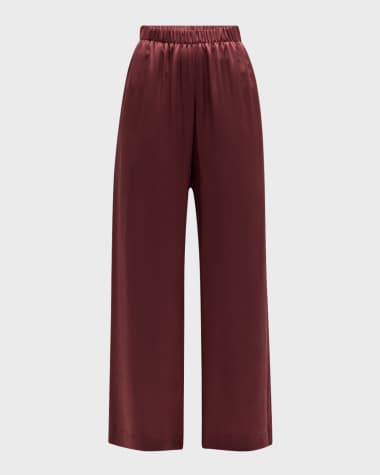 Sablyn Brynn Wide-Leg Silk Pants