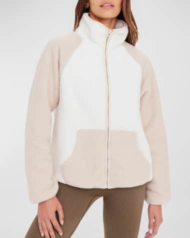 The Upside Harlow Colorblock Fleece Zip-Front Jacket
