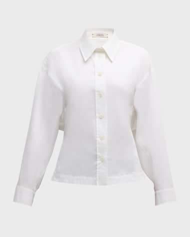 DOROTHEE SCHUMACHER Powerful Volumes Oversized Button-Down Blouse
