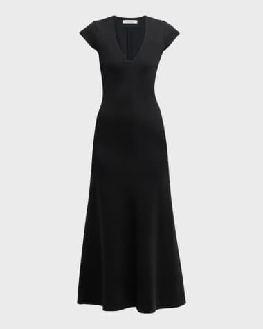 DOROTHEE SCHUMACHER Pure Comfort Cap-Sleeve Jersey Maxi Dress