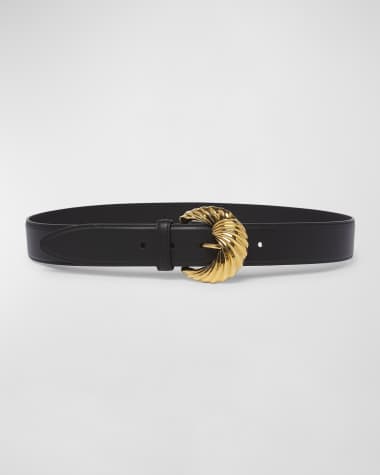 Black Skinny Women's Designer Belts at Neiman Marcus