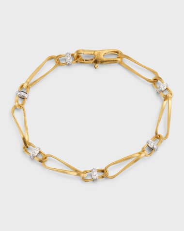 Marco Bicego Marrakech Onde 18K Yellow Gold Single Link Bracelet